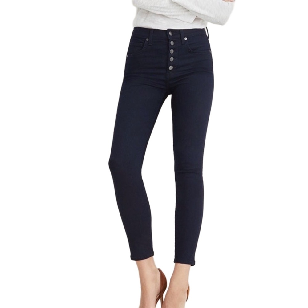 VERONICA BEARD Onyx Black Skinny Jeans Women's Size 30 - Picture 1 of 6